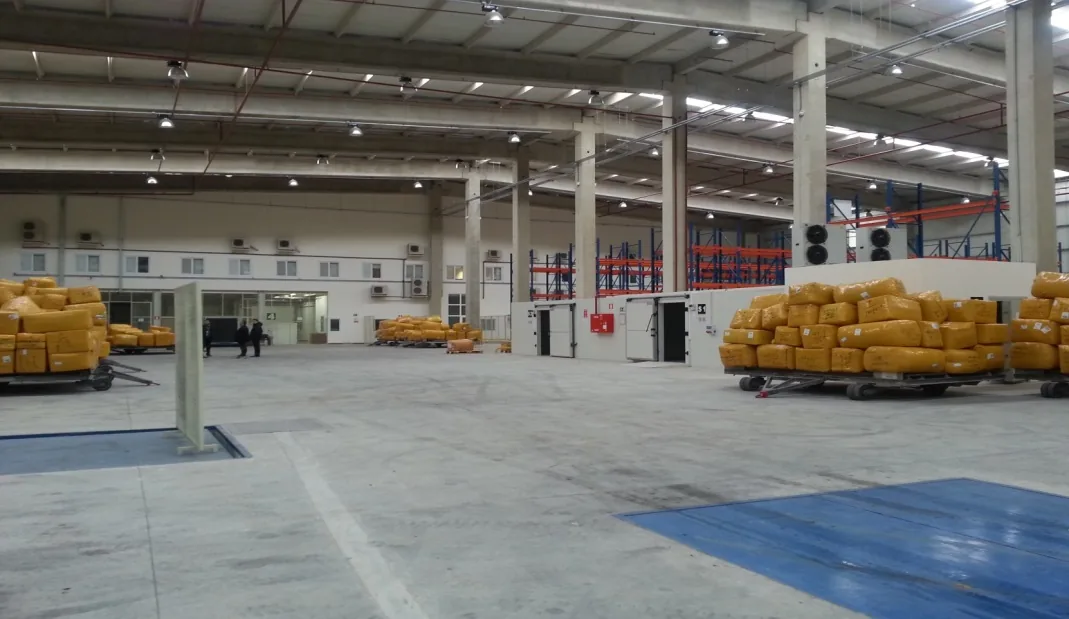 Paletlenmiş kargo